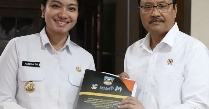 Bicarakan BPJS dan Bedah Rumah, Bupati Annisa  Gercep Temui Menteri Sosial RI