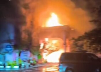 Gedung FKM Unand terbakar