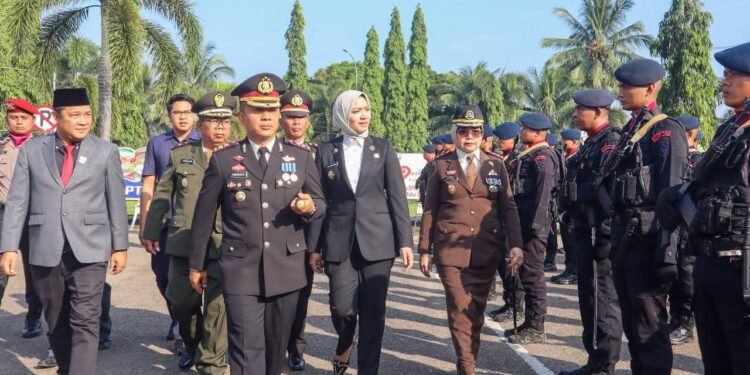 Khidmat, Upacara HUT Bhayangkara Ke-79 Dihadiri Bupati dan Ketua DPRD Dharmasraya