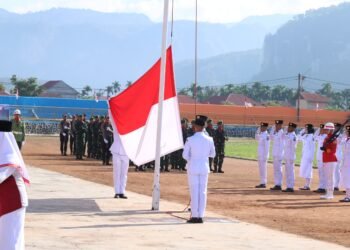 Khidmat, Upacara HUT RI ke-80 Kabupaten Limapuluh Kota Dipusatkan di GOR Singa Harau