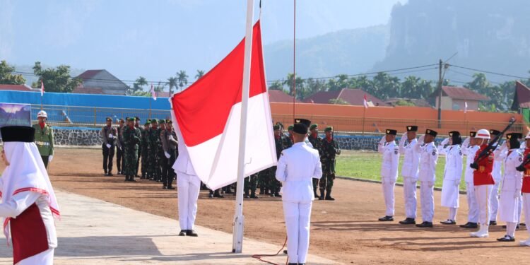 Khidmat, Upacara HUT RI ke-80 Kabupaten Limapuluh Kota Dipusatkan di GOR Singa Harau