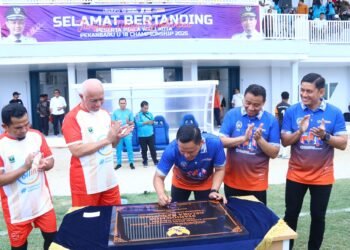 Stadion Mini Gelora Hangtuah Diresmikan, Gubernur Sumbar Apresiasi Langkah Pemko Pekanbaru