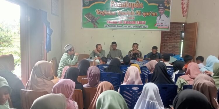 Ikhtiar Membentuk Generasi Muda Cinta Aquran, Pemnag Aia Manggih Barat Sukses Gelar Pondok Alquran 2025