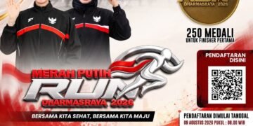 Semarakan HUT-RI ke-81, Dharmasraya Hadirkan Ivent Merah Putih Run 15 Agustus 2026