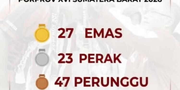 Kantongi 97 Medali, Kontingen Kota Payakumbuh Gaspol Prestasi di Porprov XVI Sumbar